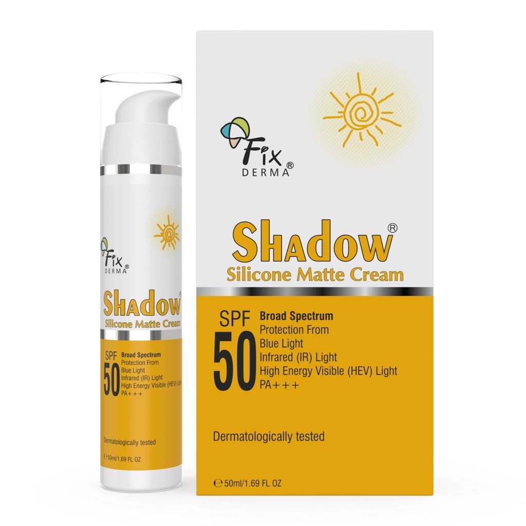 FIXDERMA- Kem chống nắng Shadow Silicone Matte Cream SPF 50  50ml