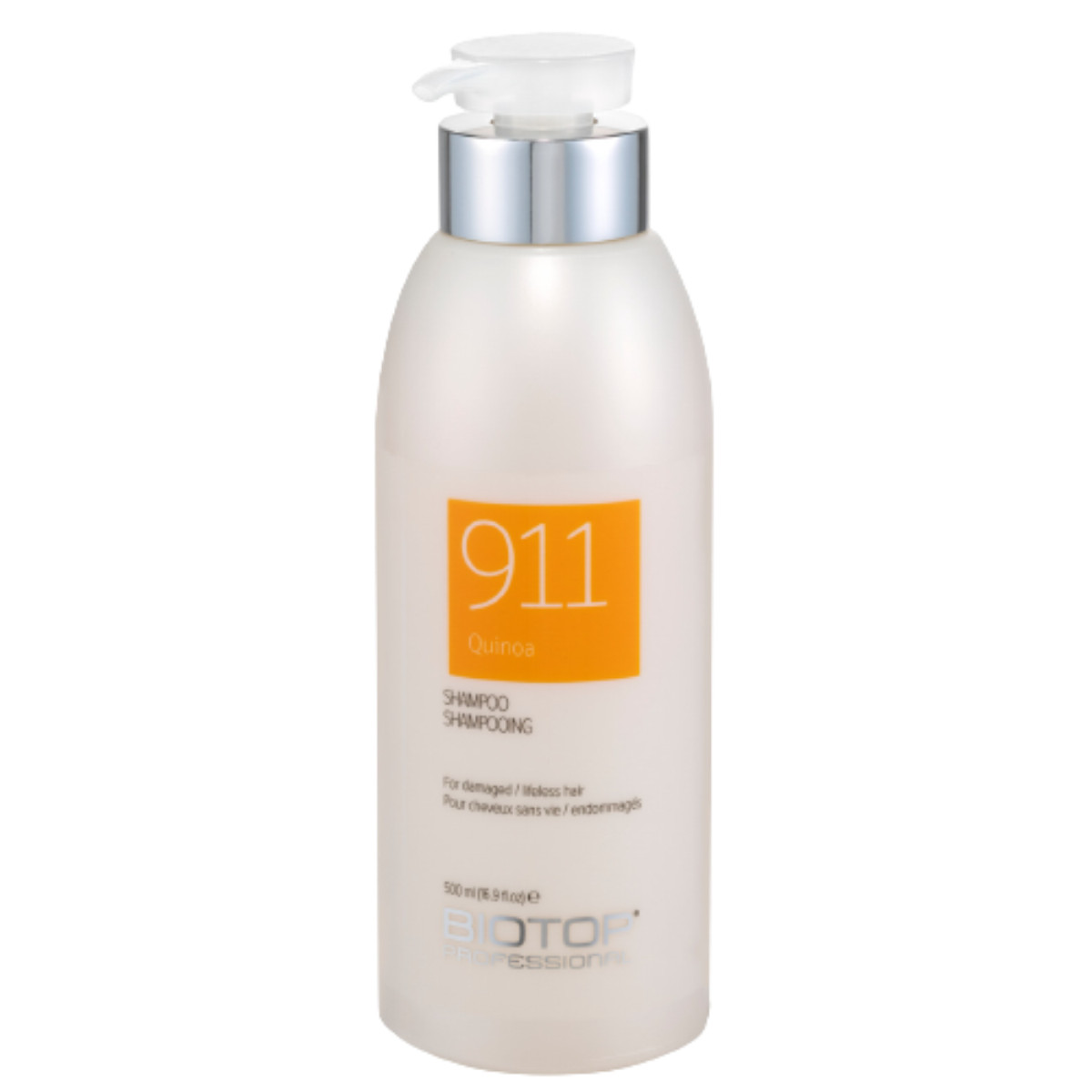 BIOTOP PROFESSIONAL - Dầu gội phục hồi tóc hư tổn 911 Quinoa Shampoo 500ml
