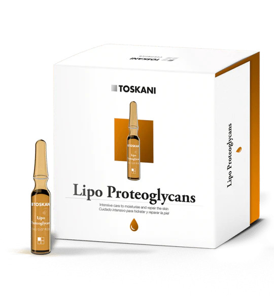 TOSKANI - Tinh chất dưỡng ẩm làm sáng, phục hồi Lipo Proteoglycans Ampoules 15 ống x 2ml