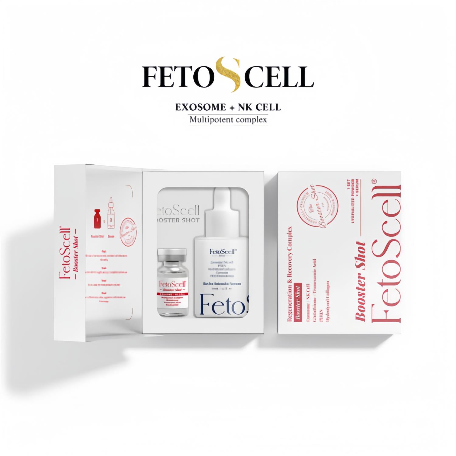 FETOSCELL - Set tế bào NK Serum phục hồi chuyên sâu, trắng sáng da Booster Shot