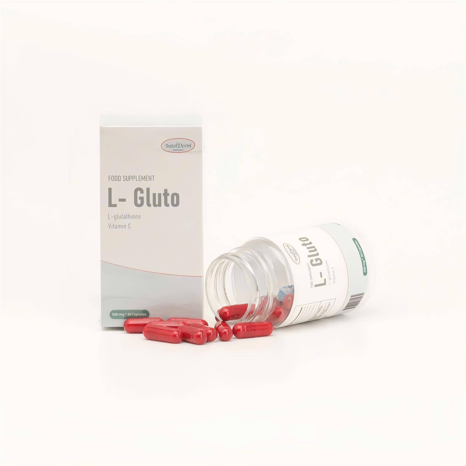 INTELDERM - Viên uống sáng da L - GLUTO hộp 30 viên